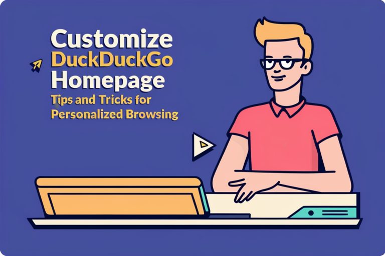 Customize DuckDuckGo Homepage: Tips and Tricks for Personalized Browsing