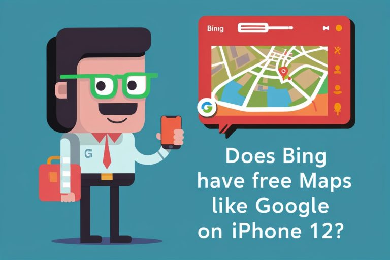 Does Bing Have Free Maps like Google on iPhone 12?