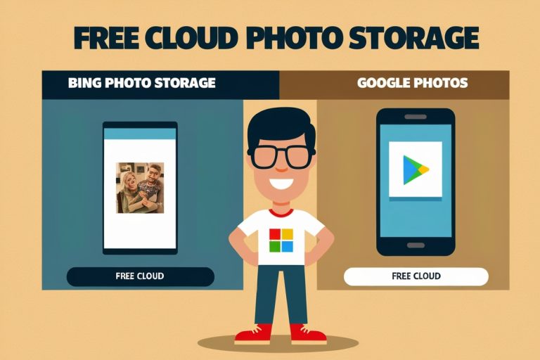 Free Cloud Photo Storage Comparison: Bing vs Google Photos Feature