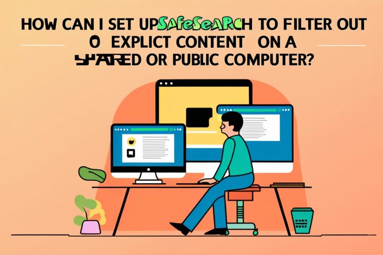 How Can I Set Up Bing SafeSearch To Filter Out Explicit Content On A Shared Or Public Computer