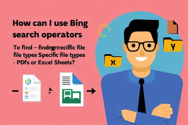 How Can I Use Bing Search Operators To Find Specific File Types Like PDFs Or Excel Sheets