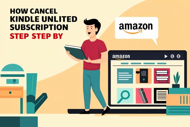 How Cancel Amazon Kindle Unlimited Subscription Step Step By