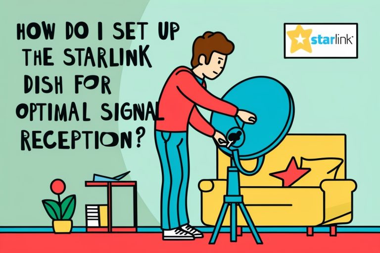 How Do I Set Up The Starlink Dish For Optimal Signal Reception