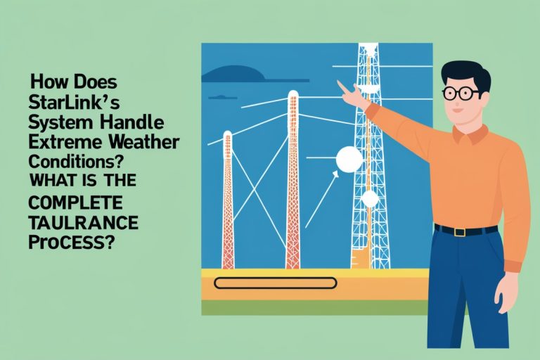 How Does Starlink's System Handle Extreme Weather Conditions, And What Is The Complete Fault Tolerance Process