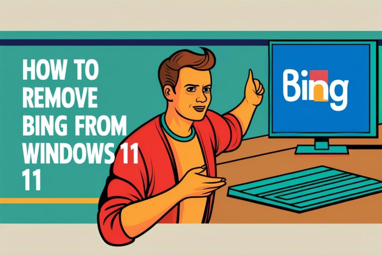 How To Remove Bing From Windows 11