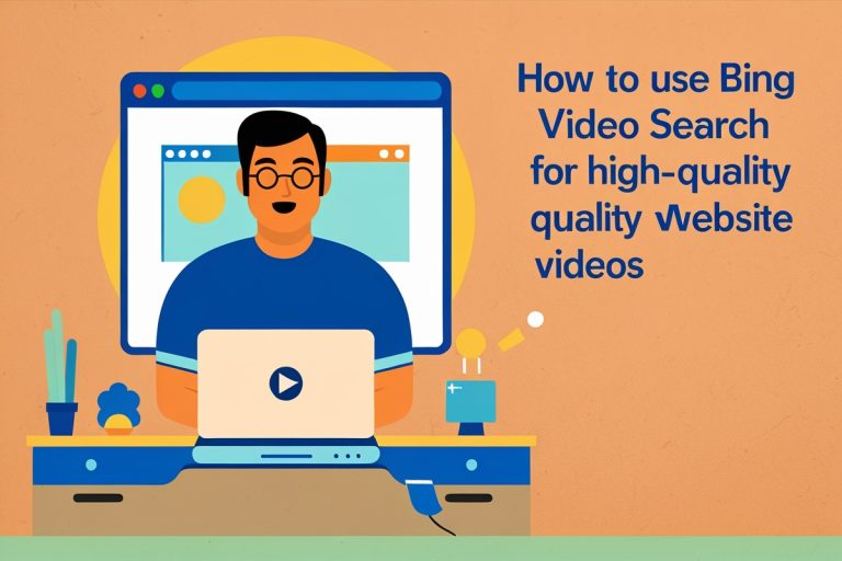 How to Use Bing Video Search for High-Quality Website Videos