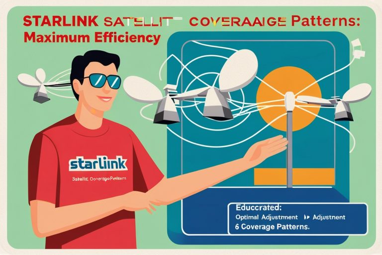 Starlink Satellite Coverage Patterns: Optimal Adjustment for Maximum Efficiency.