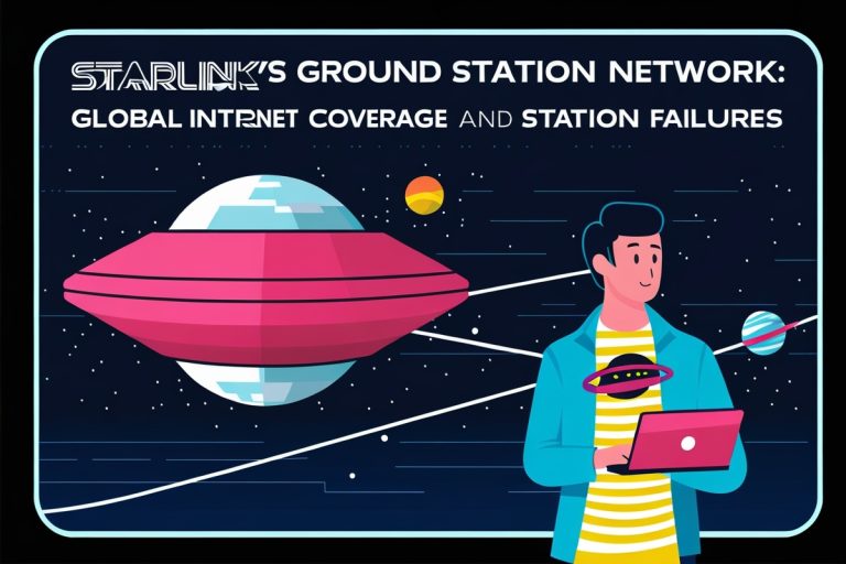 Starlink's Ground Station Network: Global Internet Coverage and Station Failures