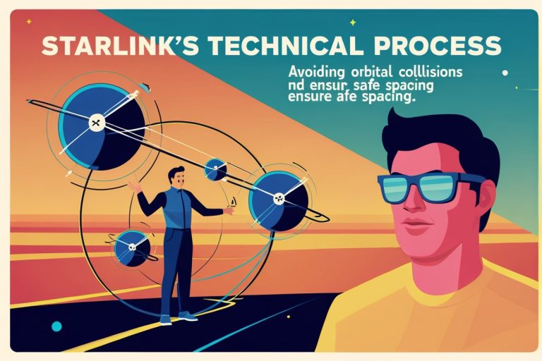 Starlink's Technical Process for Avoiding Orbital Collisions and Ensuring Safe Spacing