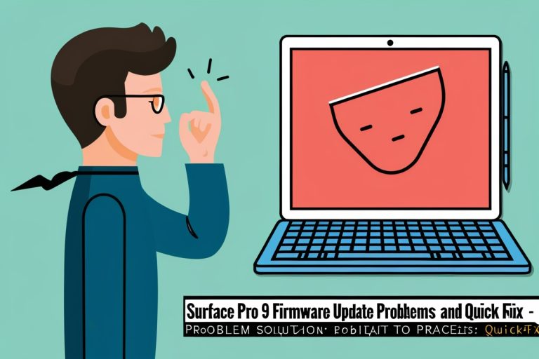 Surface Pro 9 Firmware Update Problems And Solutions - Quick Fix