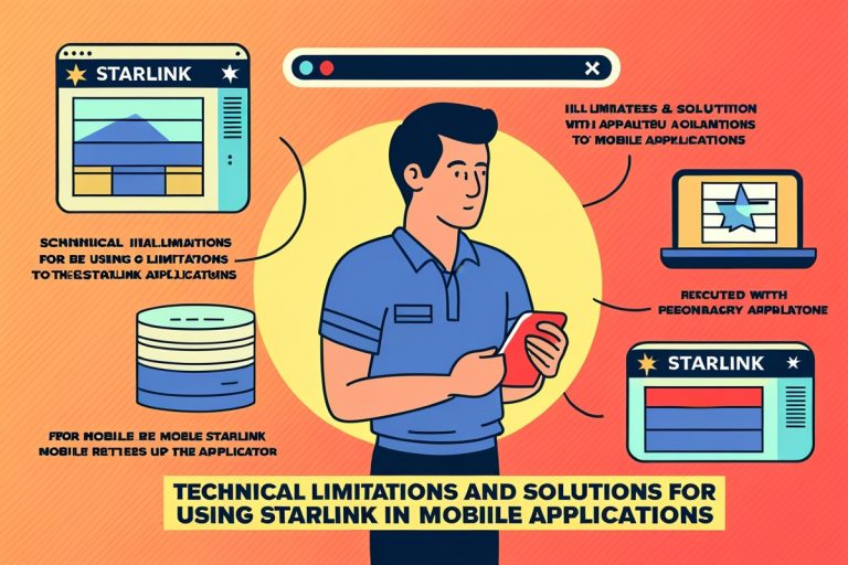 Technical Limitations and Solutions for Using Starlink in Mobile Applications