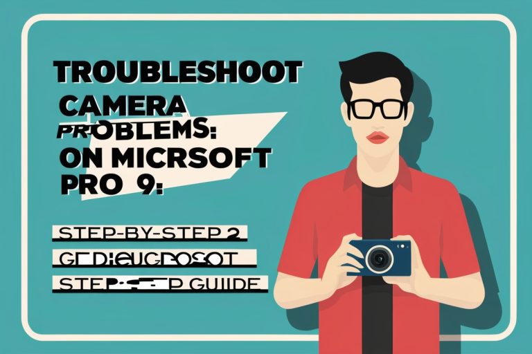 Troubleshoot Camera Problems on Microsoft Surface Pro 9: Step-by-Step Guide