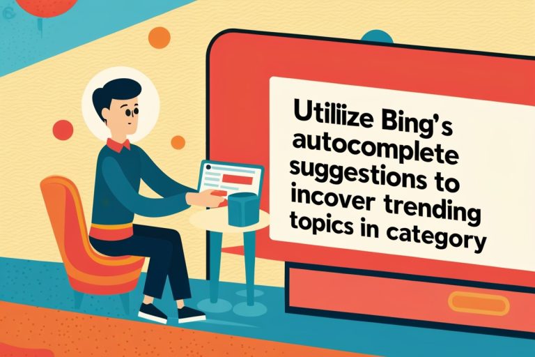 Utilize Bing's Autocomplete Suggestions to Uncover Trending Topics in Category
