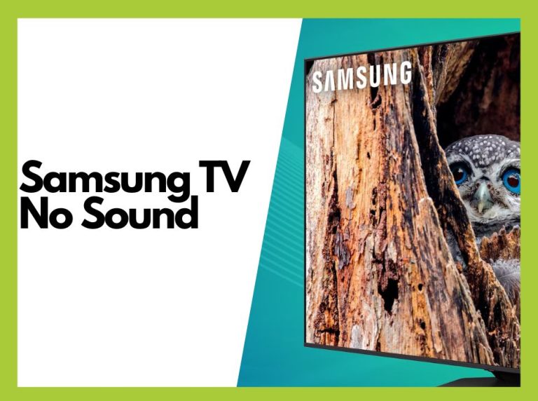 How to Fix a Samsung TV with No Sound