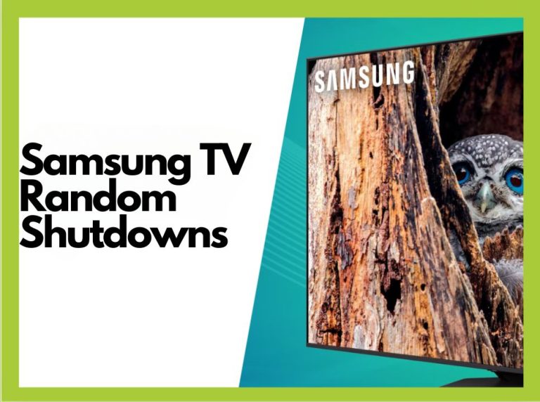How to Fix Random Shutdowns on a Samsung TV