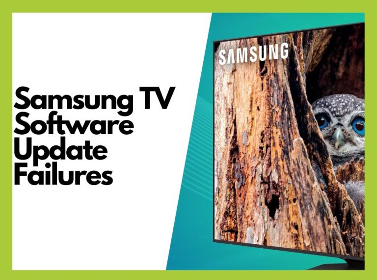 How to Resolve Samsung TV Software Update Failures