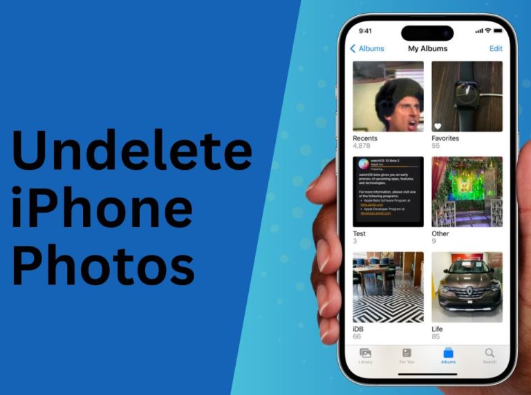 How to Recover Deleted Photos on iPhone