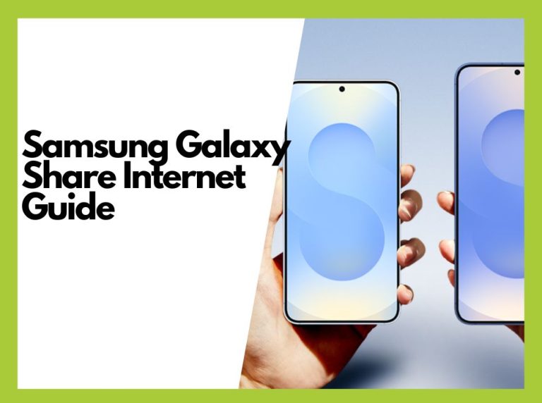 How to Share Your Samsung Galaxy’s Internet Connection with Your Laptop