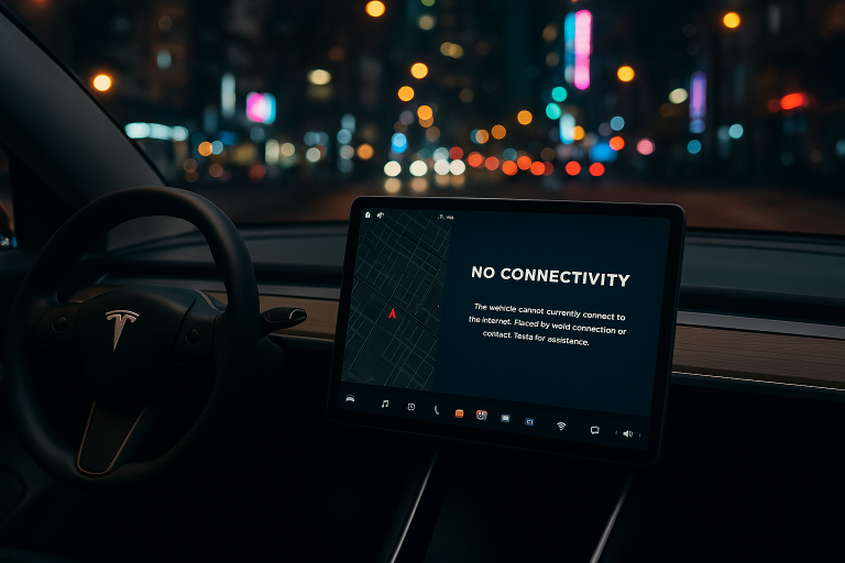 Tesla Can’t Connect to Internet After Update
