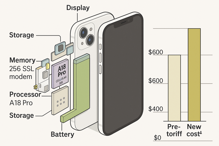 Trump’s Tariff Gambit Just Made iPhones 54% More Expensive: An American Liz Truss Moment in the Making