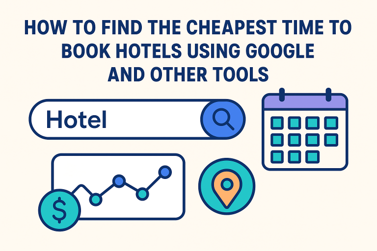 How to Find the Cheapest Time to Book Hotels Using Google and Other Tools