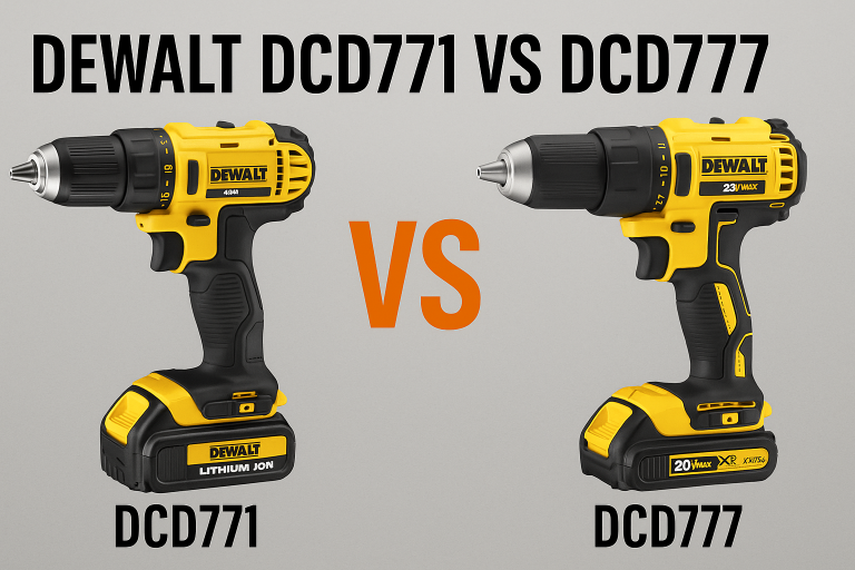 DeWalt DCD771 vs DCD777: Which Drill Is Right for You?
