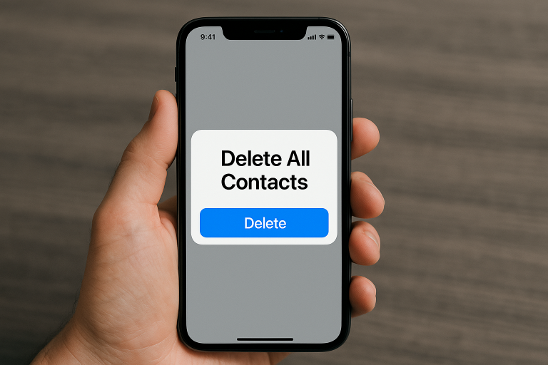 How To Delete All Contacts From Your iPhone in Just a Few Steps