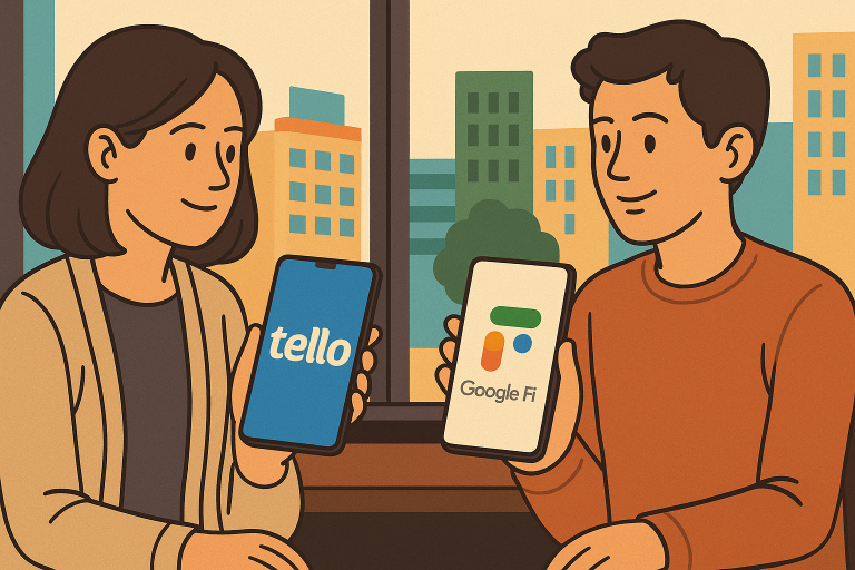 Why Choosing Tello Over Google Fi Makes Sense for 2FA While Living Abroad