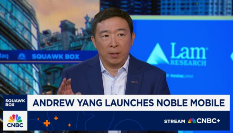 Andrew Yang Launches Noble Mobile Offering Plans As Low As $30 Monthly On T-Mobile Network
