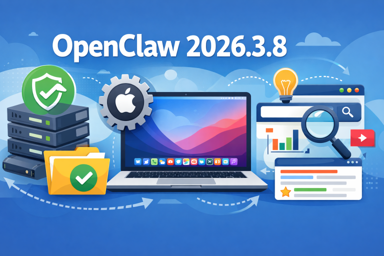 OpenClaw 2026.3.8 Adds Backups, Better macOS Setup, and Smarter Web Search Tools