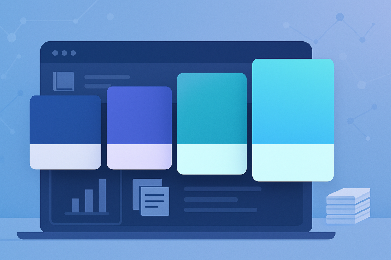 Illustration of NotebookLM pricing tiers and AI research workflow
